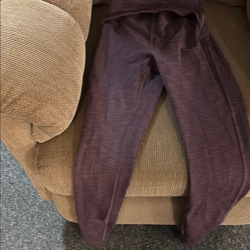 Lululemon Athletica Purple Leggings Cozy Fit